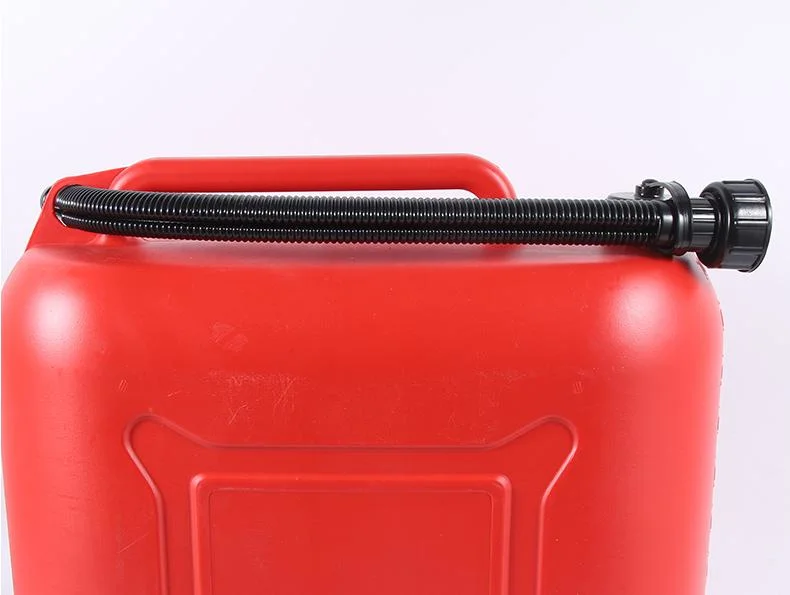 5/10/20L Red Environmental Protection Thickened with Scale Explosion-Proof Anti-Static Plastic Oil Jerry Can