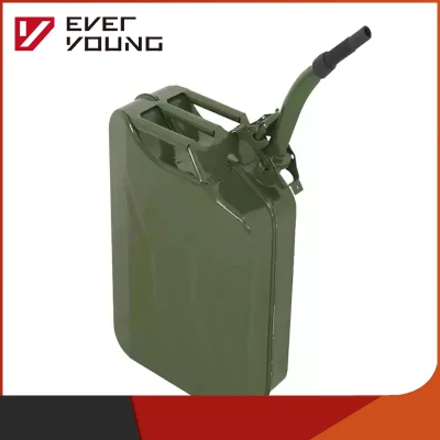 Nato Style Gasoline Fuel Can 5/10/20 Liters Metal Gas Tank Steel Oil Can 5L 10L 20L Capacity Petrol Jerry Can