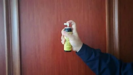 Black Aerosol Aluminum Can for 1 Inch Valve Pepper Spray Bottle