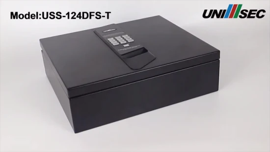 Uni-Sec High Quality Hotel Top Open Safe Bank Luxury Digital Safe Box Motorized Safe with CE Certificate (USS-1240DFS-T)